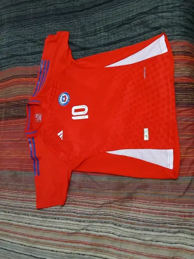 Camiseta Roja Selección Chile Adidas Alexis 10 - miniatura 1