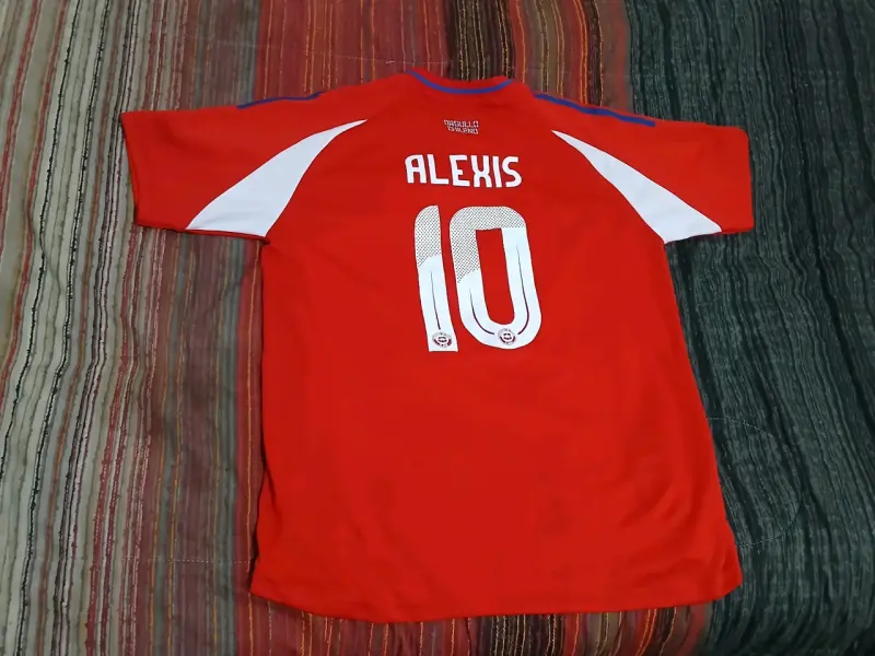 Camiseta Roja Selección Chile Adidas Alexis 10 - 2