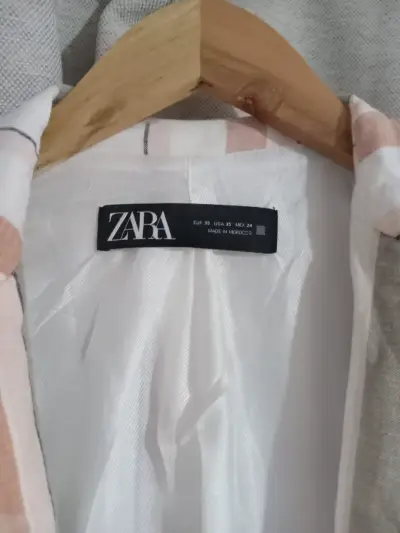 Blazer a rayas multicolor para mujer Zara - miniatura 2