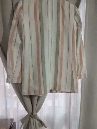 Blazer a rayas multicolor para mujer Zara - miniatura 3