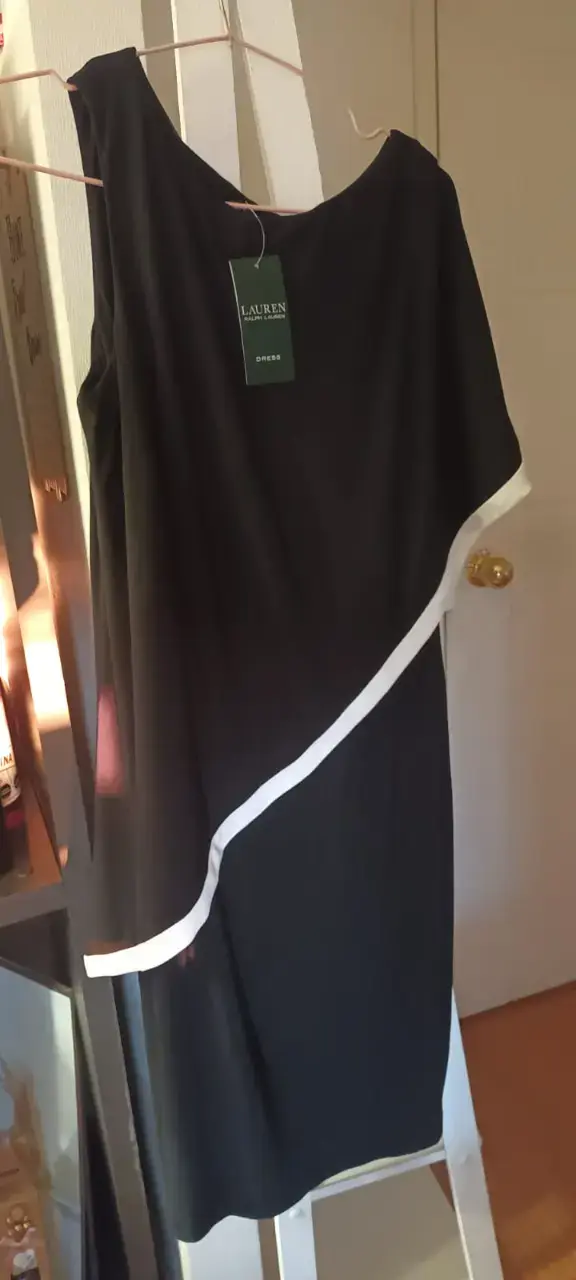 Vestido negro elegante Lauren Ralph Lauren