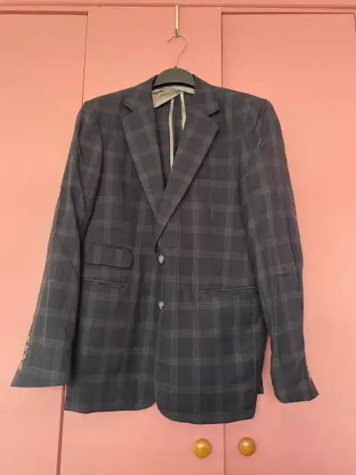 Blazer de cuadros Calabrese para hombre - miniatura 1