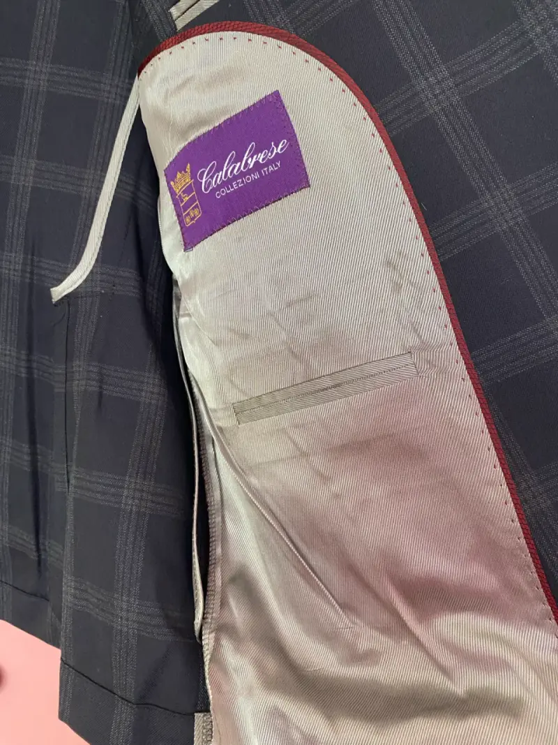 Blazer de cuadros Calabrese para hombre - 4