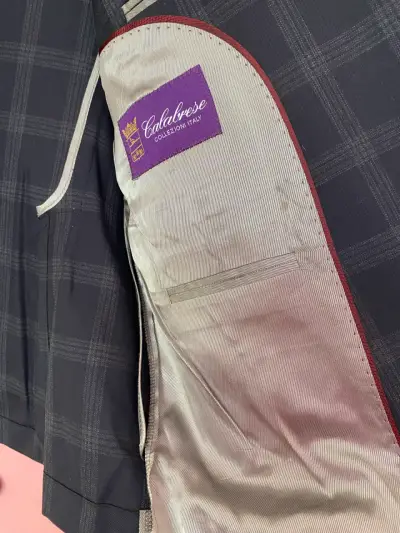 Blazer de cuadros Calabrese para hombre - miniatura 4