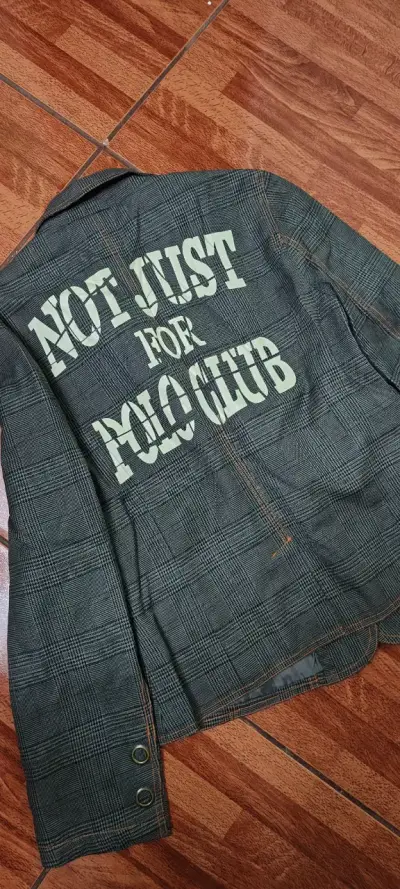 Chaqueta de mujer a cuadros estilo casual - miniatura 2