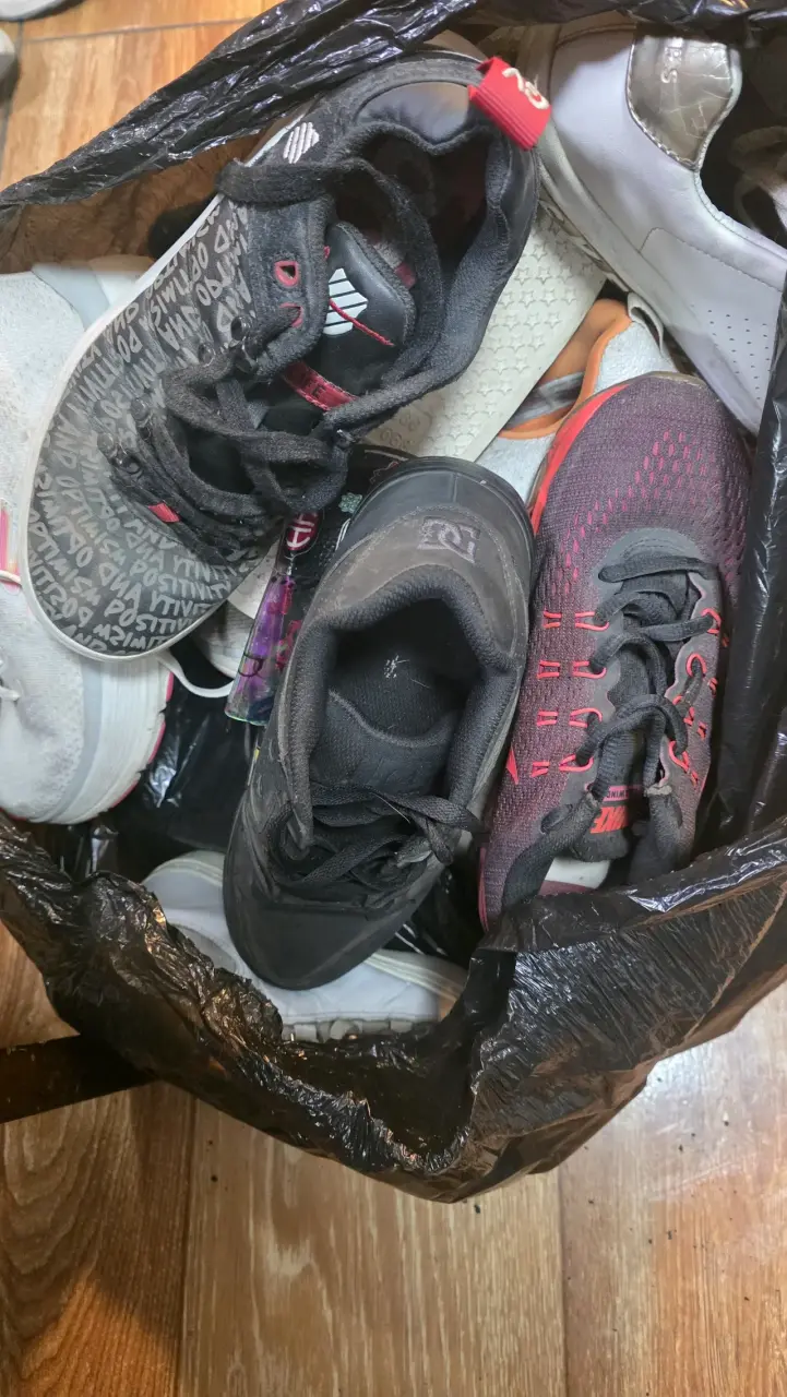 Lote de zapatillas deportivas variadas