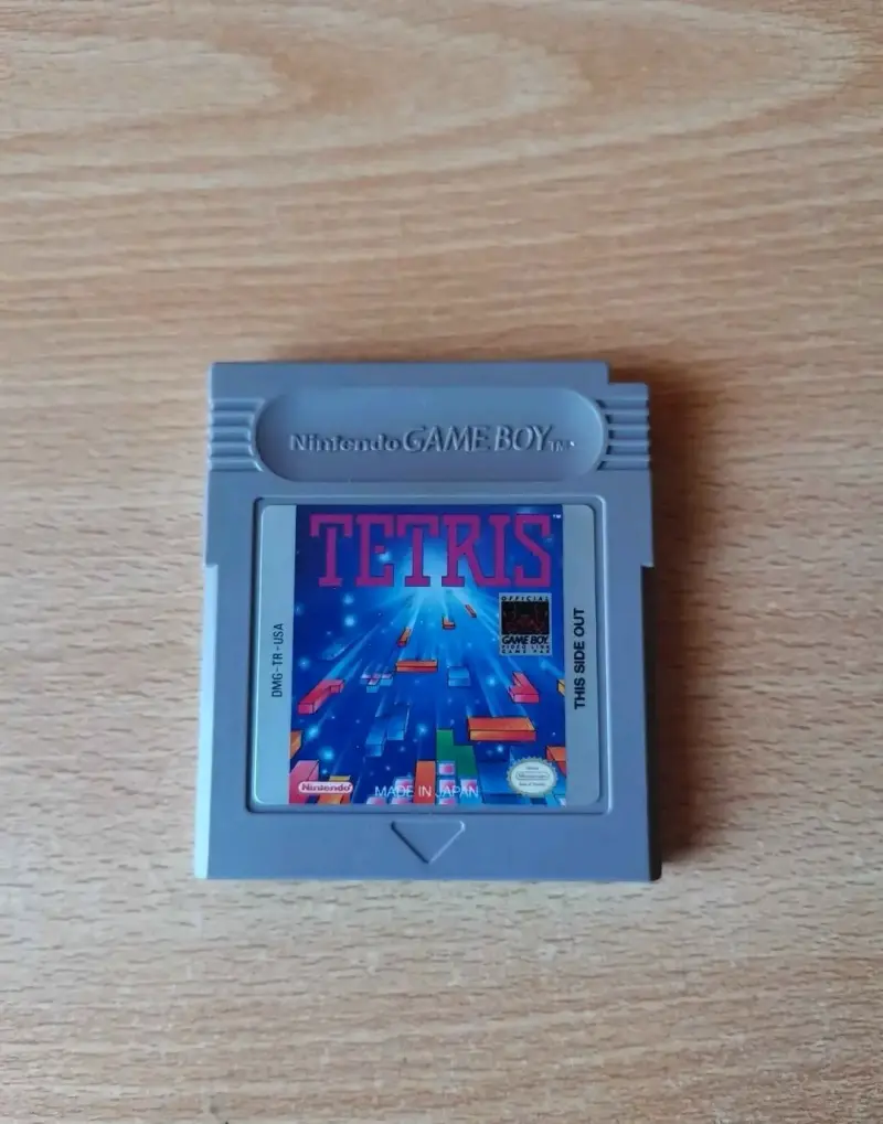 Cartucho de juego Tetris para Game Boy