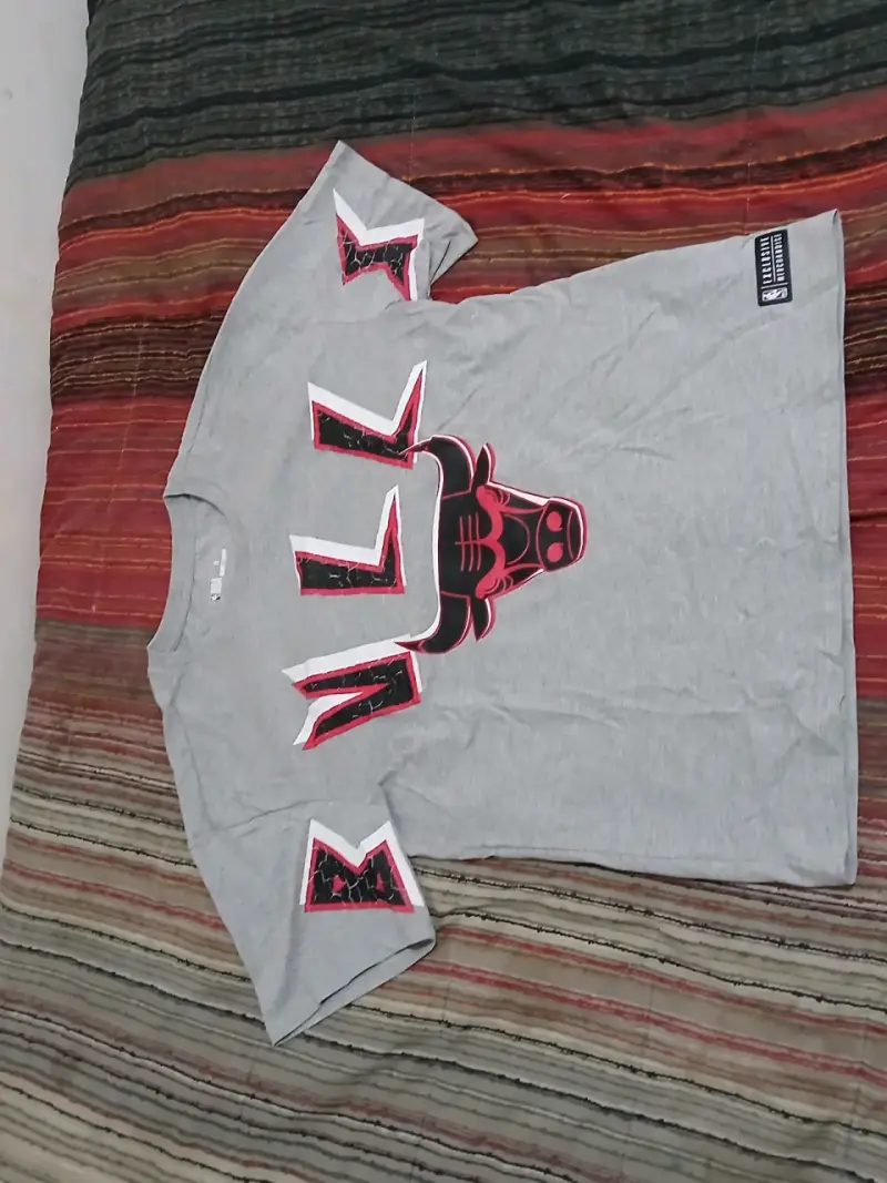 Polera NBA Chicago Bulls gris talla M - 1
