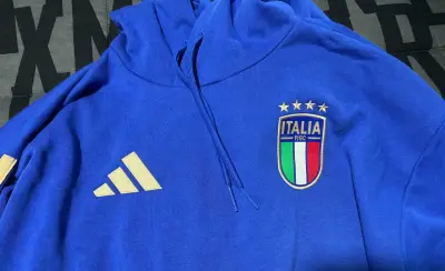 Polerón Adidas Italia FIGC Azul - miniatura 1
