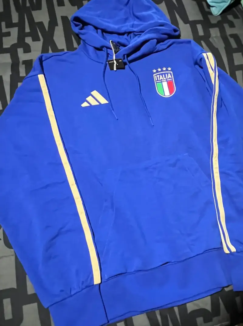 Polerón Adidas Italia FIGC Azul - 2