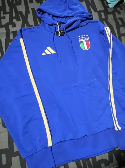 Polerón Adidas Italia FIGC Azul - miniatura 2