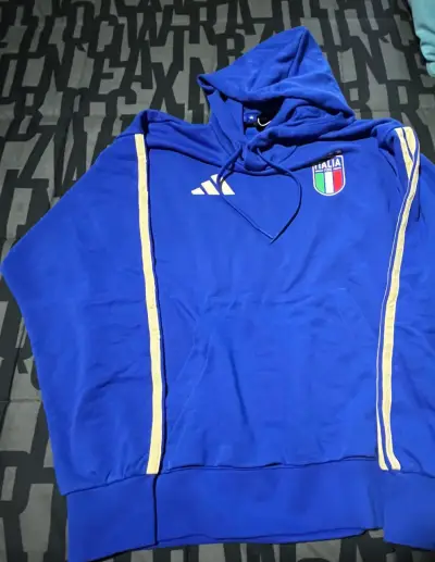Polerón Adidas Italia FIGC Azul - miniatura 4