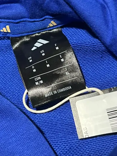 Polerón Adidas Italia FIGC Azul - miniatura 5