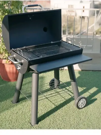 Parrilla de carbón con termómetro incorporado - miniatura 1