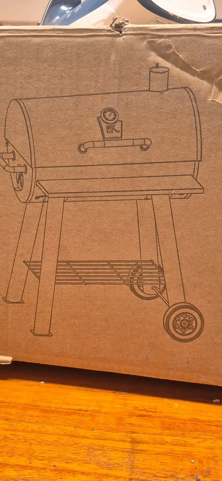 Parrilla de carbón con termómetro incorporado - 6
