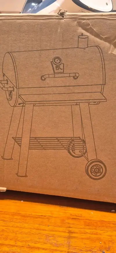 Parrilla de carbón con termómetro incorporado - miniatura 6