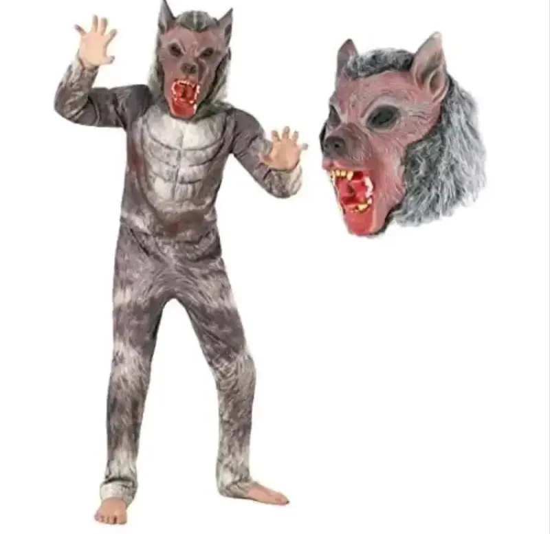 Disfraz de Hombre Lobo para niño con Máscara - 1