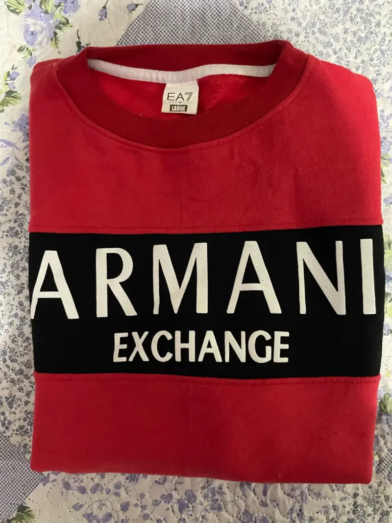 Polerón rojo Armani Exchange EA7 para hombre - 1
