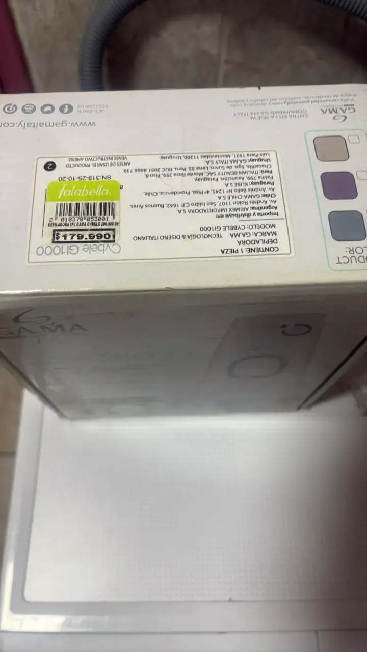 Depiladora de luz pulsada Gama GI1000 - 4