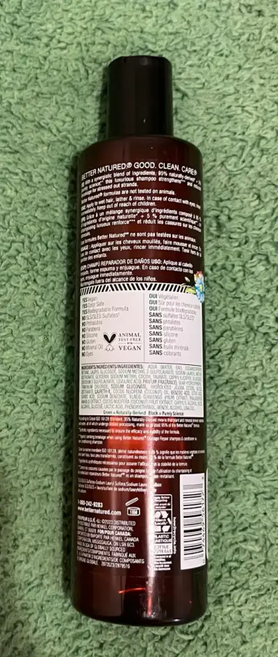 Shampoo reparador de daños Better Natured 300ml - miniatura 2
