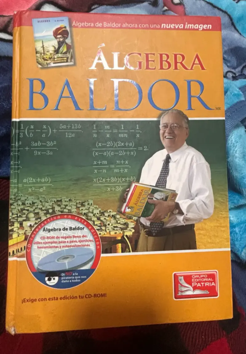 Libro Álgebra de Baldor con CD-ROM - 1