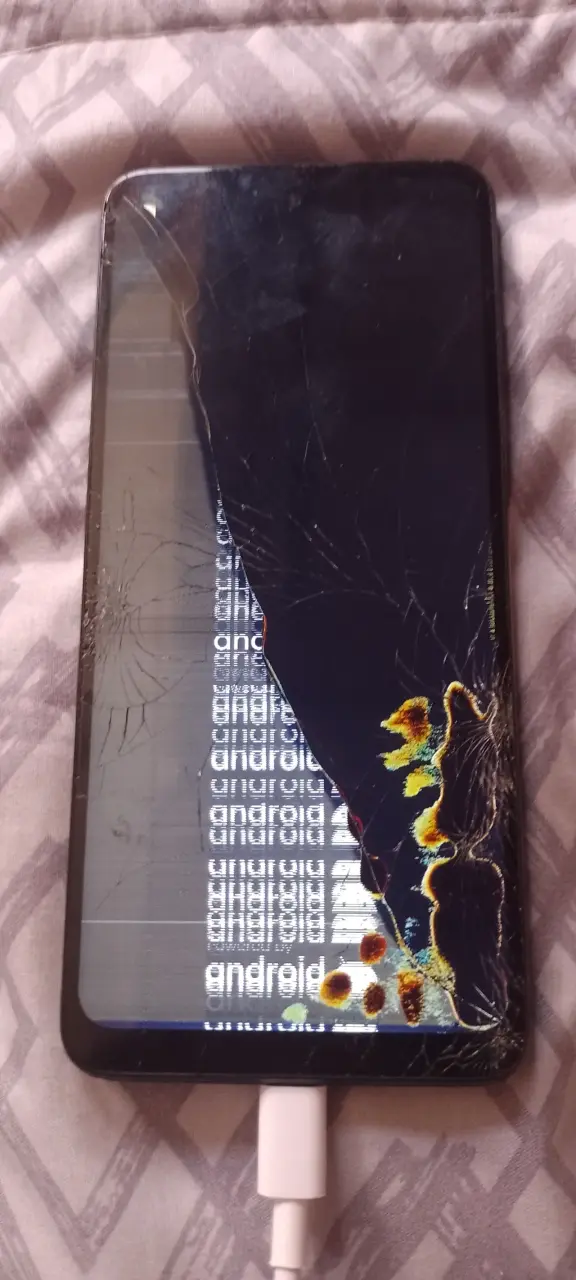 Teléfono Motorola con pantalla rota - 2