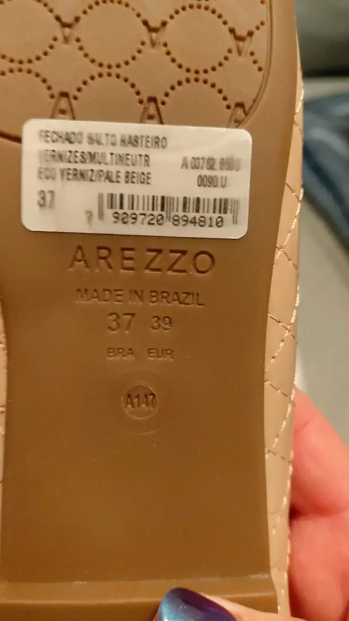 Bailarinas beige y negro Arezzo - 3