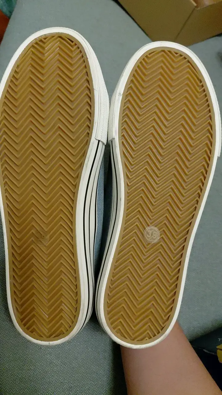 Zapatillas de lona azul con plataforma - 2