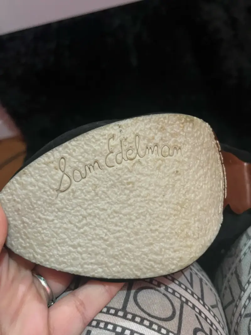 Botas de tacón alto con pelo negro Sam Edelman - 3
