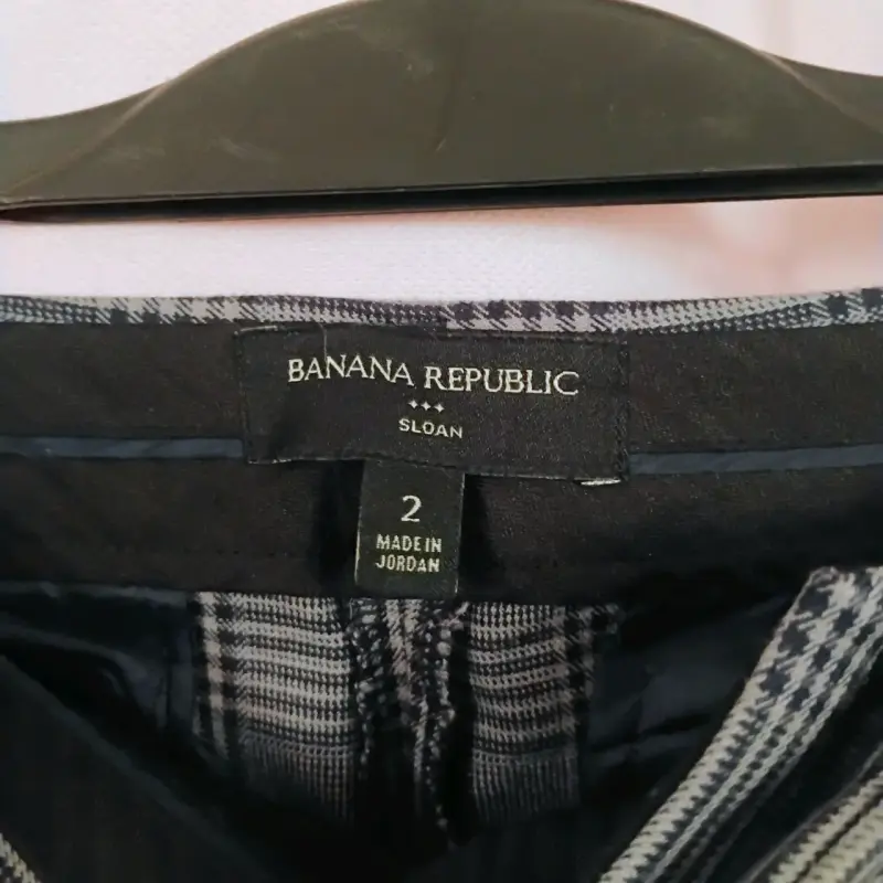 Pantalones a cuadros Banana Republic para muj - 2