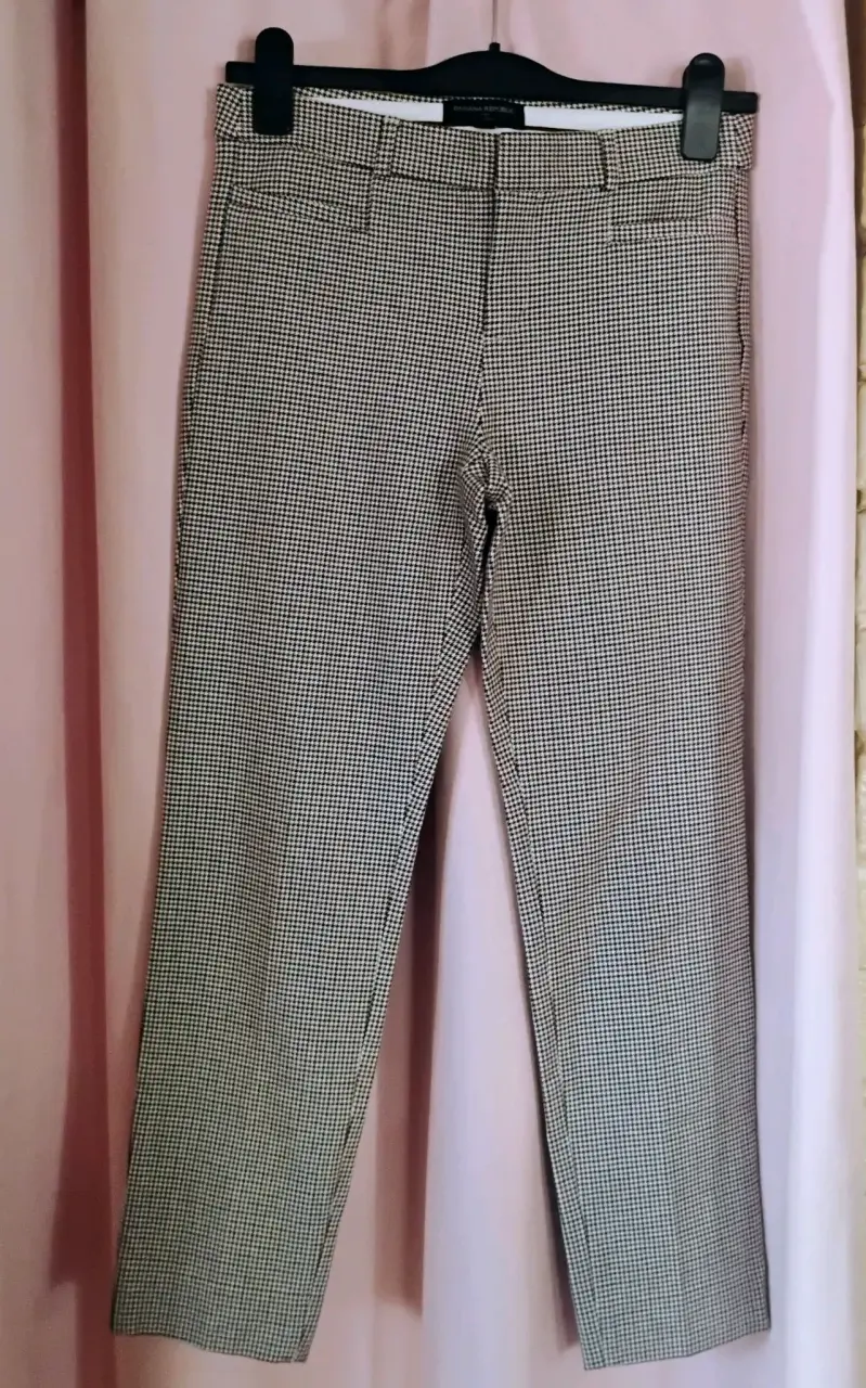 Pantalones a cuadros Banana Republic para muj - 3