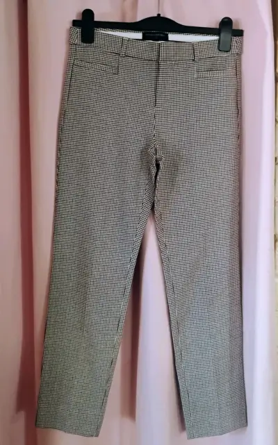 Pantalones a cuadros Banana Republic para muj - miniatura 3