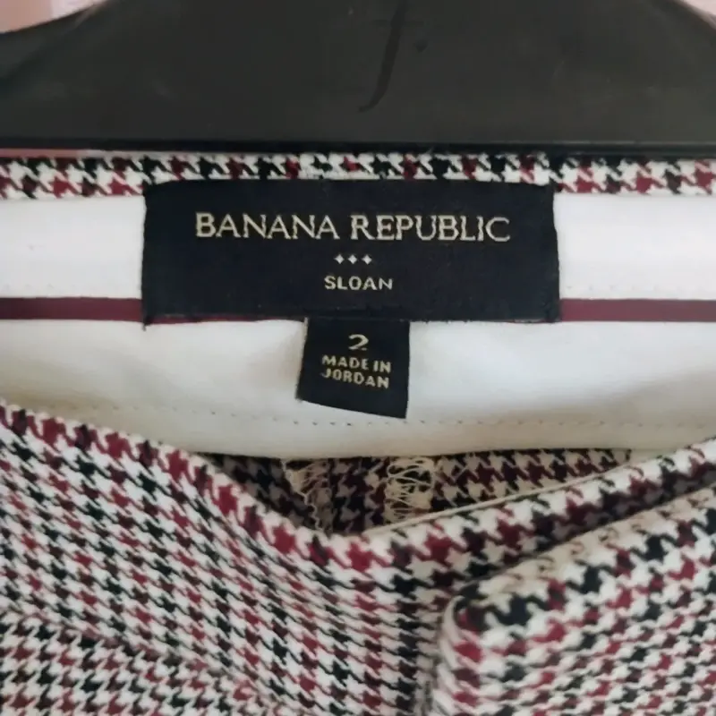 Pantalones a cuadros Banana Republic para muj - 5