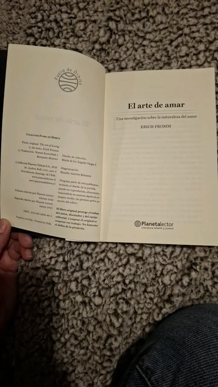 Libro 'El arte de amar' de Erich Fromm - 2