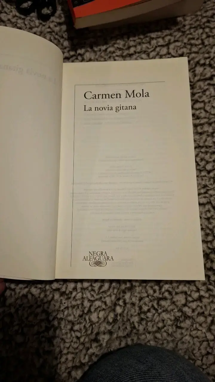 Libro 'La novia gitana' de Carmen Mola - 2