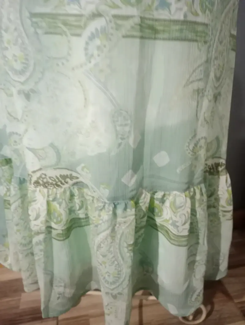 Falda larga estampada verde Esprit - 2