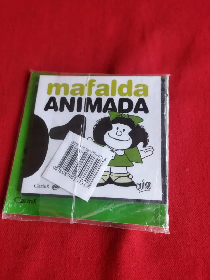 Libro y DVD Mafalda Animada Volumen 1 - 2