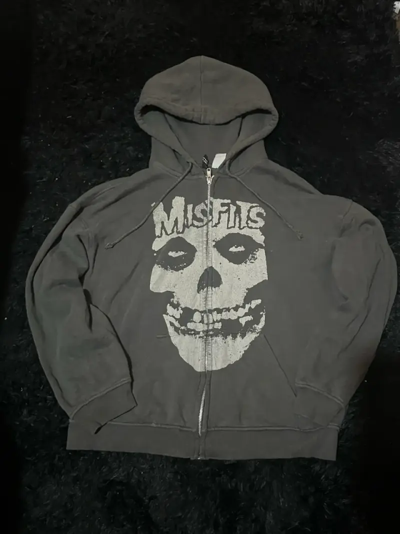 Polerón con capucha Misfits gris oscuro - 2