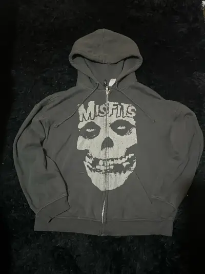 Polerón con capucha Misfits gris oscuro - miniatura 2