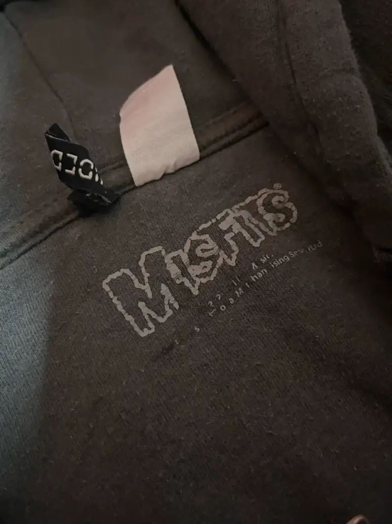 Polerón con capucha Misfits gris oscuro - 4