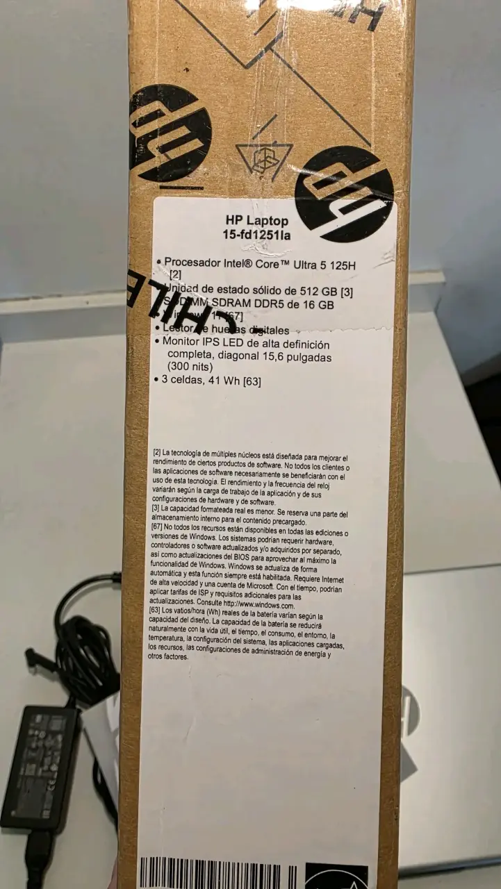 Notebook HP 15.6" Intel core I5 Ultra, 16Ram 1TB - 3