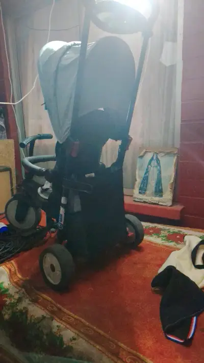 Triciclo para niños con manillar ajustable - miniatura 2
