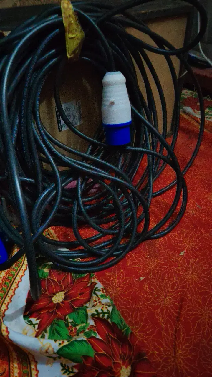 Cable de extensión eléctrica con conectores industriales - 2
