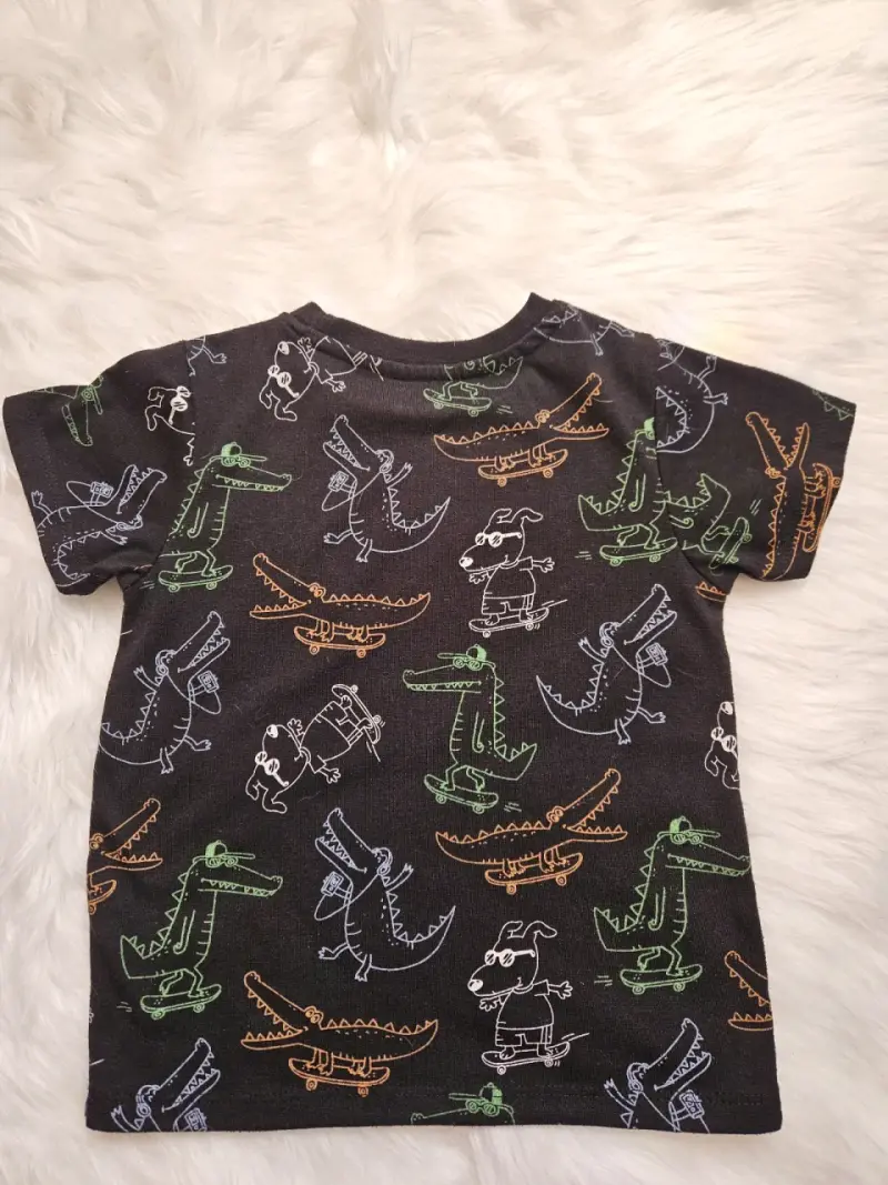 Polera infantil estampada Figaro - 2