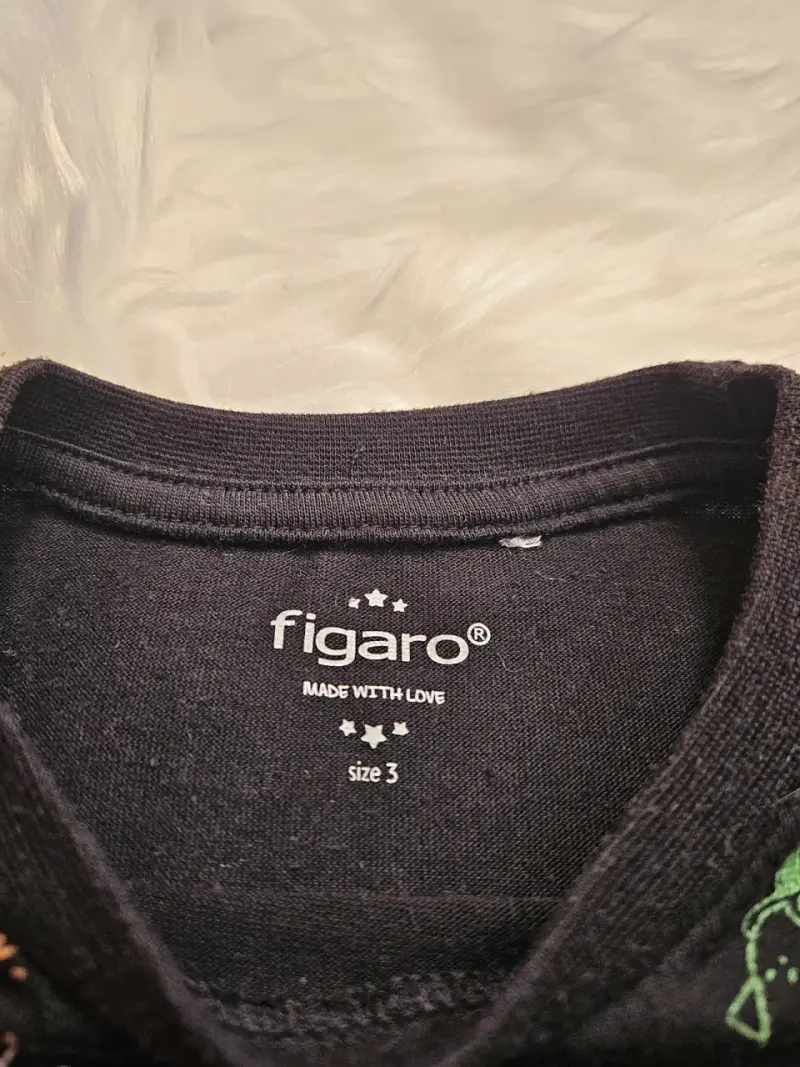Polera infantil estampada Figaro - 4