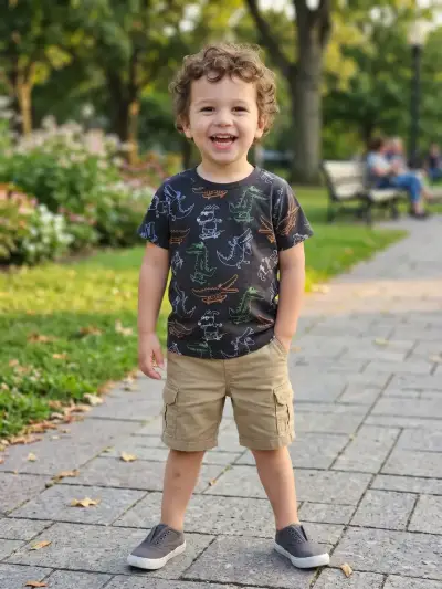 Polera infantil estampada Figaro - miniatura 5