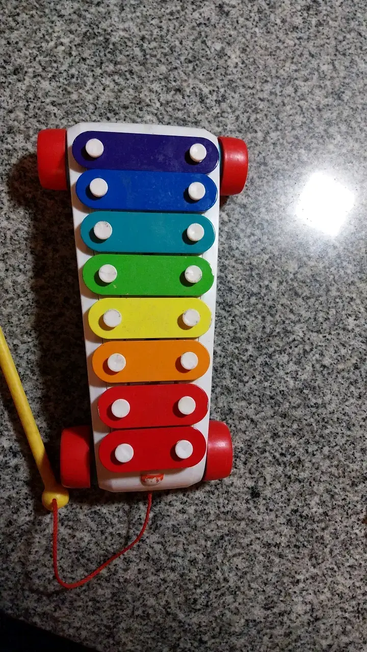 Xilófono infantil de colores con ruedas - 3