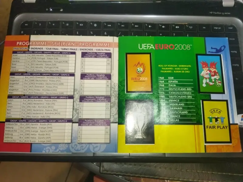 Álbum de Stickers UEFA Euro 2008 Panini - 2