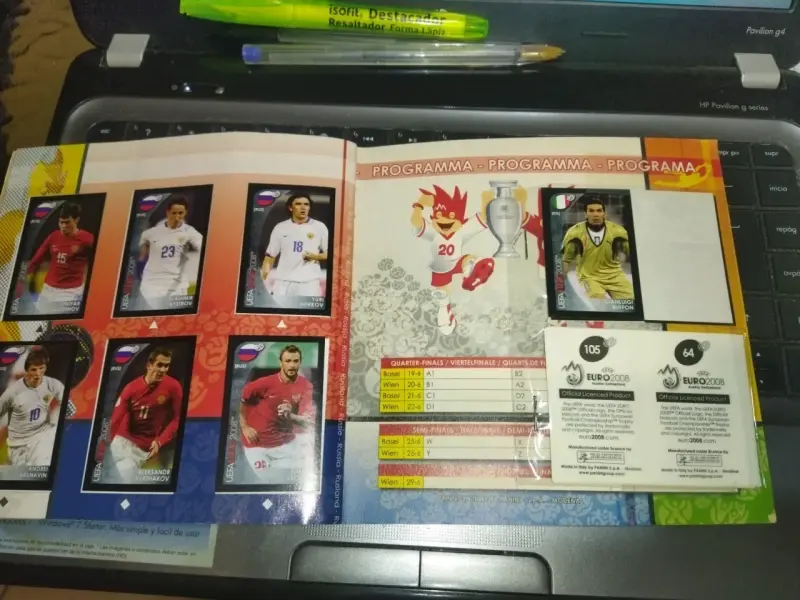 Álbum de Stickers UEFA Euro 2008 Panini - 4