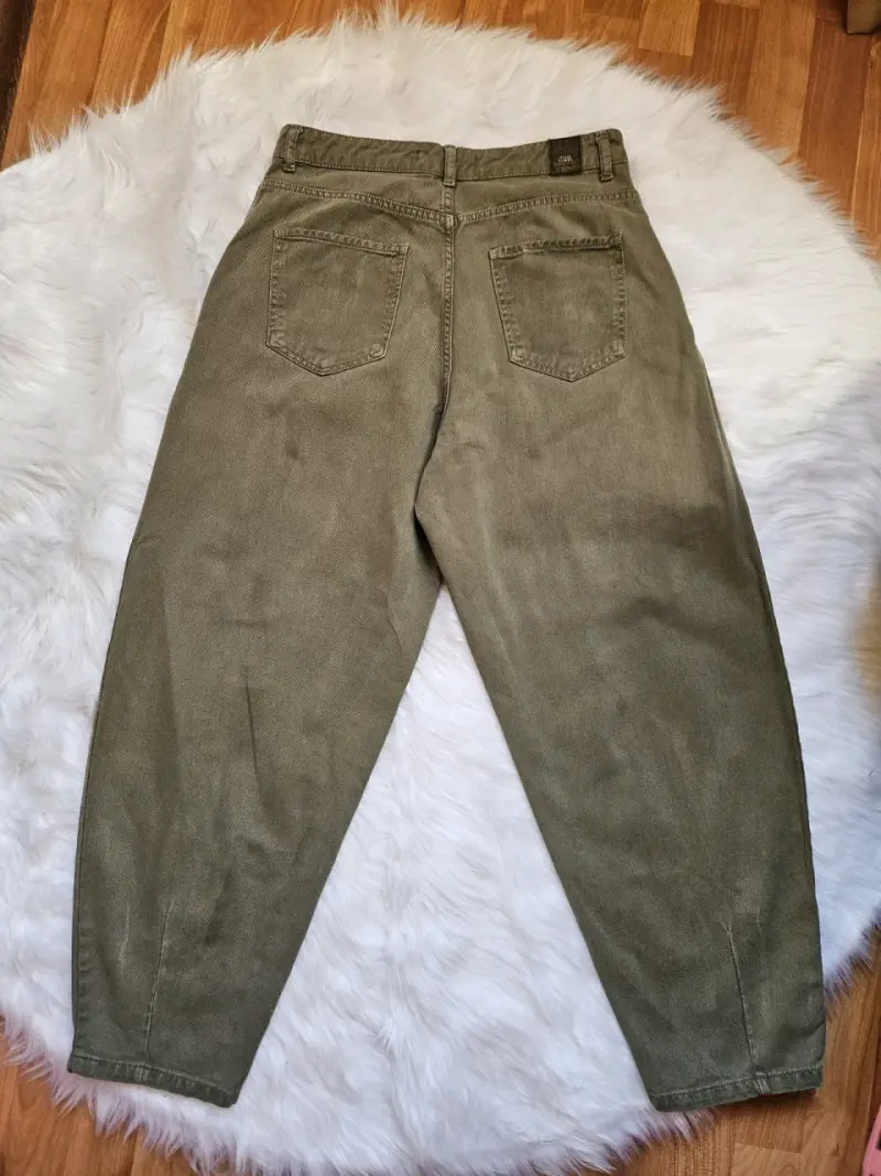 Jeans verdes Zara para mujer - 2